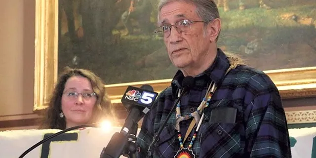 Earl Hatley, a member of the Abenaki Nation of Missisquoi