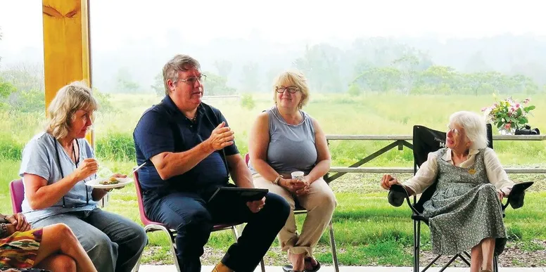 Chief Don talking about land trusts.