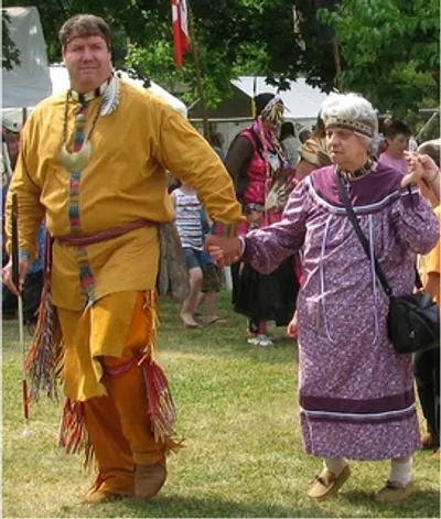 Chief Don with his mother