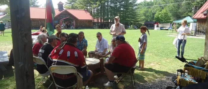 Drumming and singing our songs