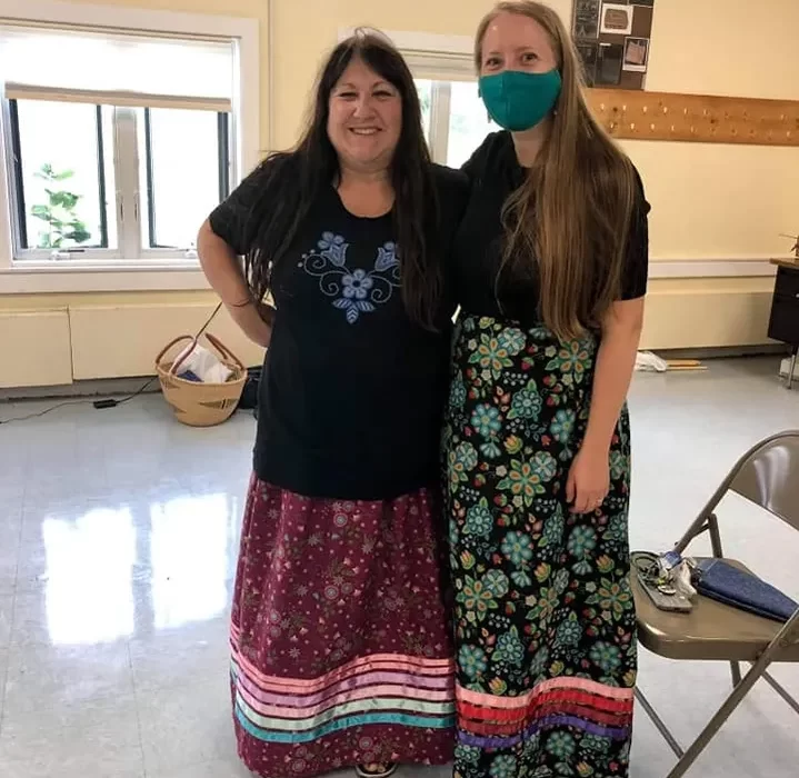 Beautiful ribbon skirts.