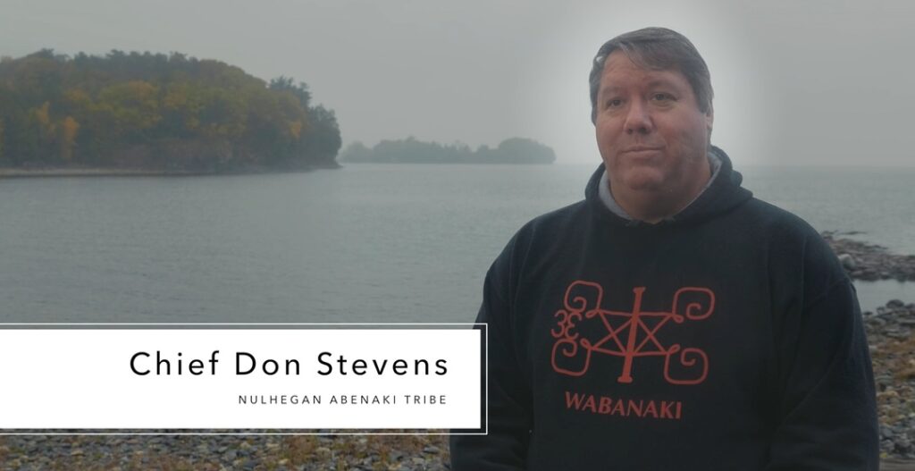 Chief Don Stevens telling a story.